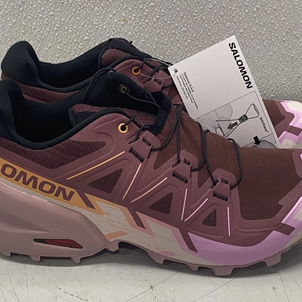 NEW SALOMON Women’s Speedcross 6 Trail Running Shoes – Size 7.5 - Picture 8 of 9